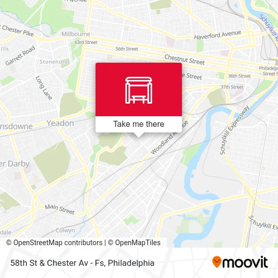 58th St & Chester Av - Fs map