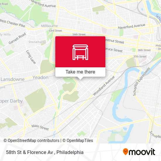 58th St & Florence Av map