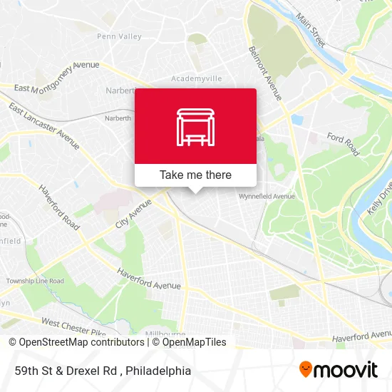 59th St & Drexel Rd map
