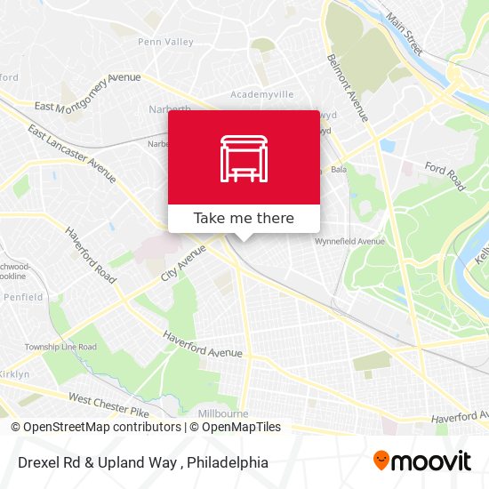 Mapa de Drexel Rd & Upland Way