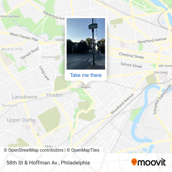 58th St & Hoffman Av map