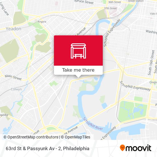 63rd St & Passyunk Av - 2 map