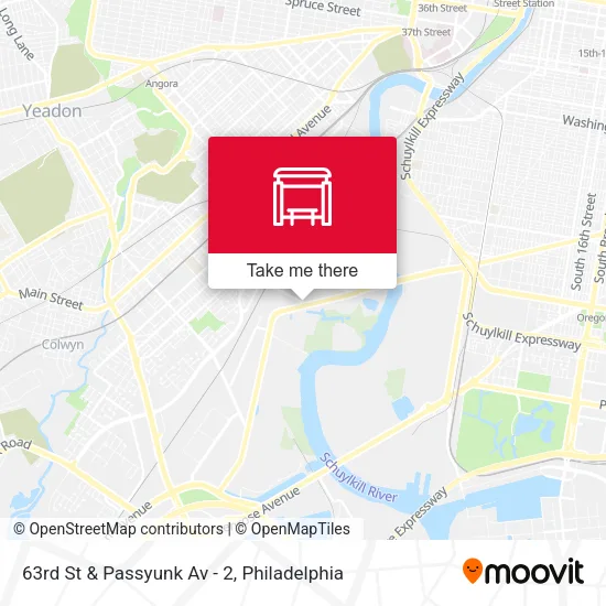Mapa de 63rd St & Passyunk Av - 2