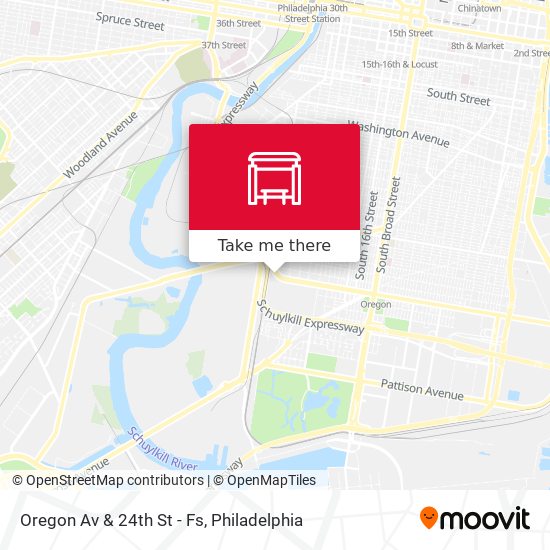 Mapa de Oregon Av & 24th St - Fs