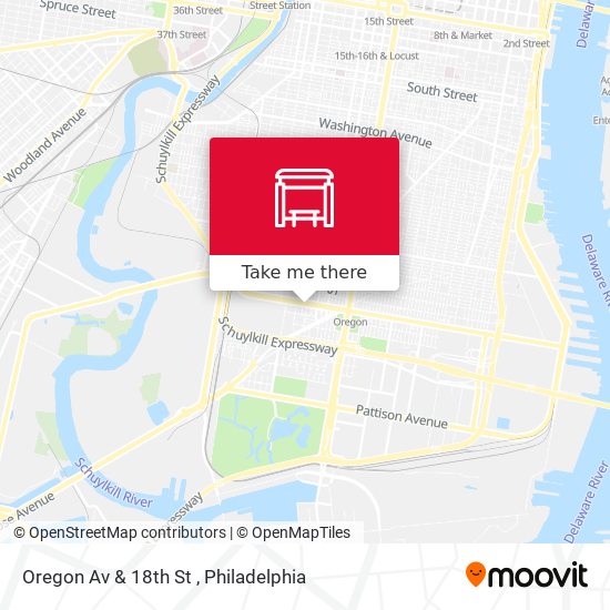 Mapa de Oregon Av & 18th St