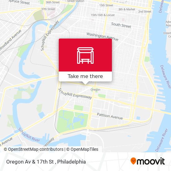 Mapa de Oregon Av & 17th St
