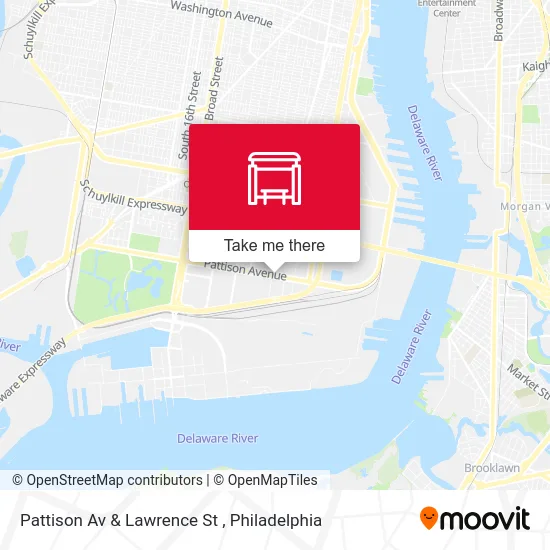 Pattison Av & Lawrence St map