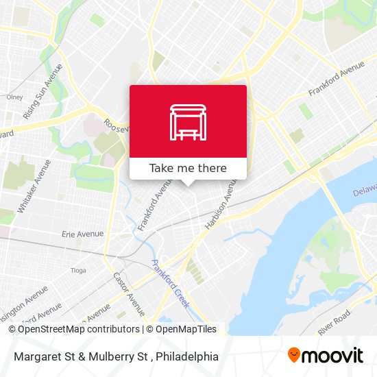Mapa de Margaret St & Mulberry St