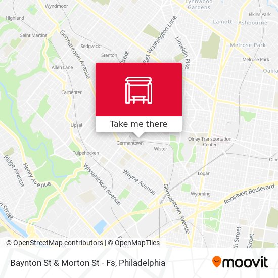 Baynton St & Morton St - Fs map