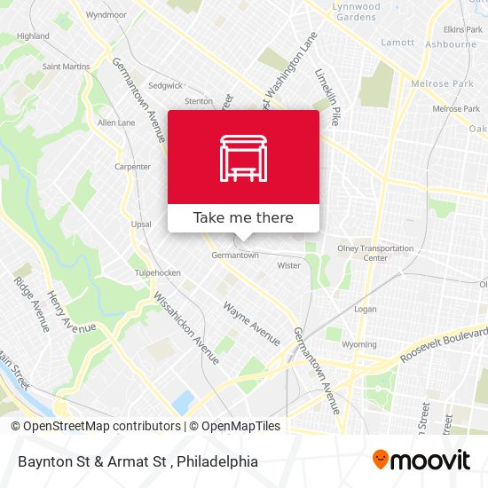 Mapa de Baynton St & Armat St