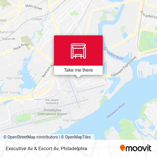 Executive Av & Escort Av map