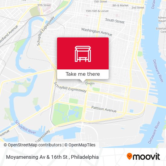 Moyamensing Av & 16th St map