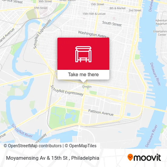 Moyamensing Av & 15th St map
