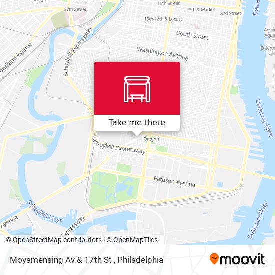 Mapa de Moyamensing Av & 17th St