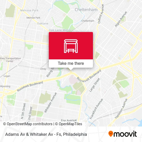 Adams Av & Whitaker Av - Fs map