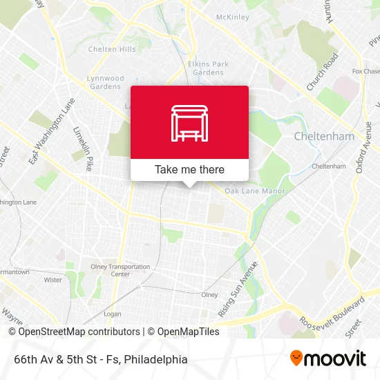 66th Av & 5th St - Fs map