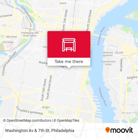 Washington Av & 7th St map