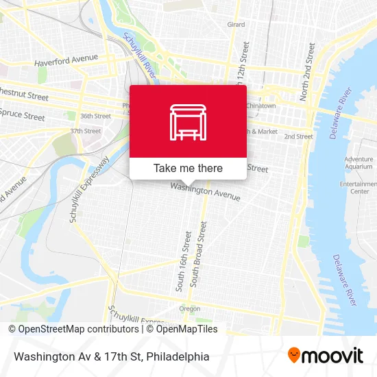 Washington Av & 17th St map