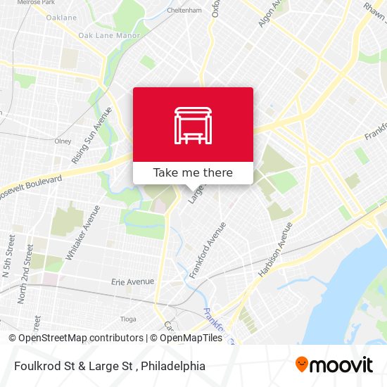 Mapa de Foulkrod St & Large St