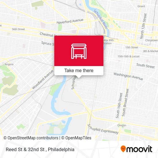 Mapa de Reed St & 32nd St