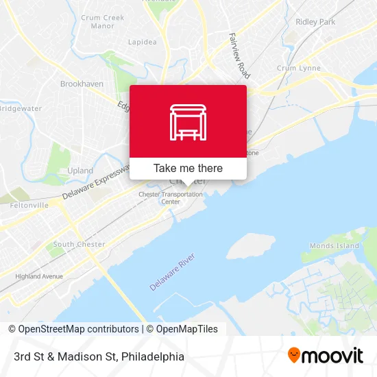 3rd St & Madison St map