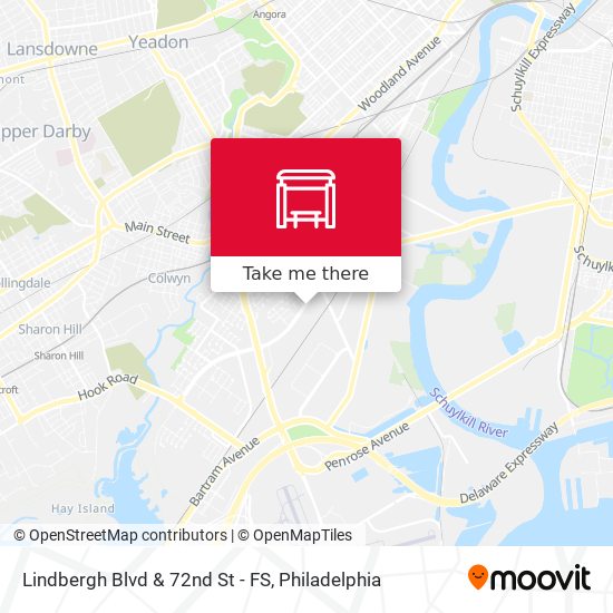Lindbergh Blvd & 72nd St - FS map