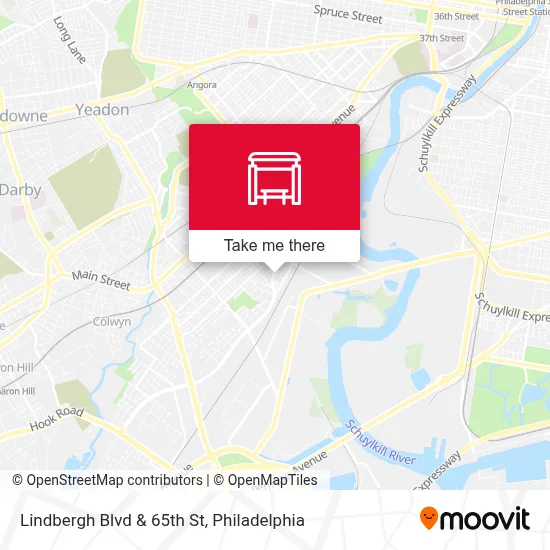 Lindbergh Blvd & 65th St map