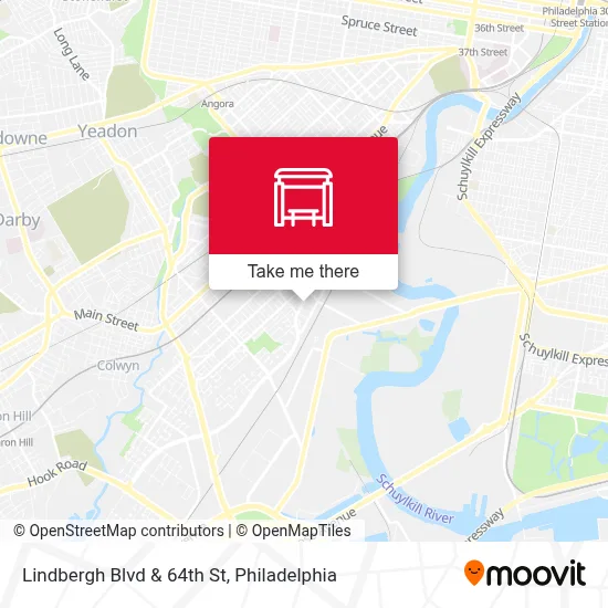 Lindbergh Blvd & 64th St map