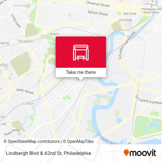 Lindbergh Blvd & 62nd St map
