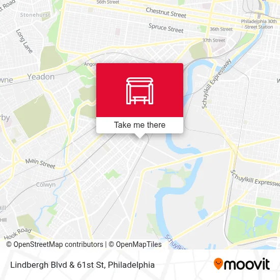 Lindbergh Blvd & 61st St map