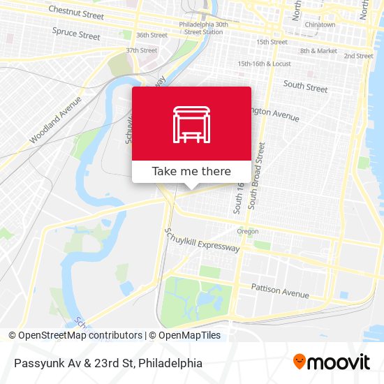Mapa de Passyunk Av & 23rd St