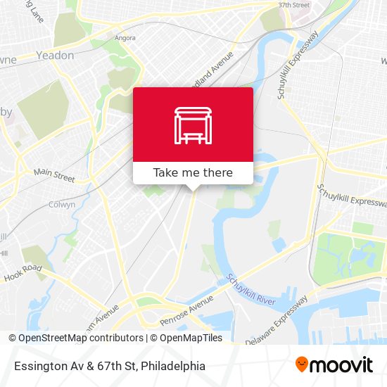 Essington Av & 67th St map