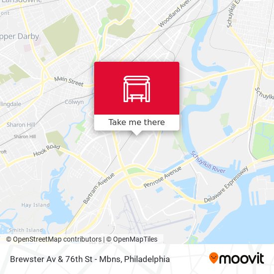 Brewster Av & 76th St - Mbns map