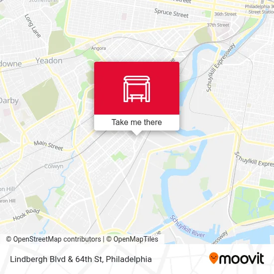 Lindbergh Blvd & 64th St map