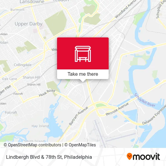 Lindbergh Blvd & 78th St map