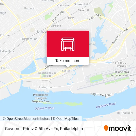 Governor Printz & 5th Av - Fs map