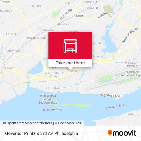 Mapa de Governor Printz & 3rd Av