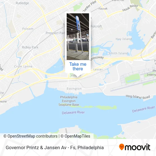 Governor Printz & Jansen Av - Fs map