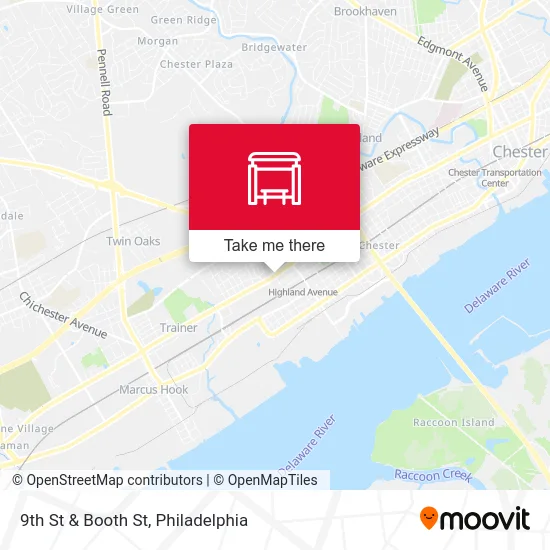 9th St & Booth St map