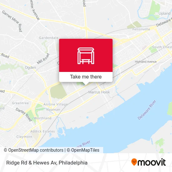 Mapa de Ridge Rd & Hewes Av