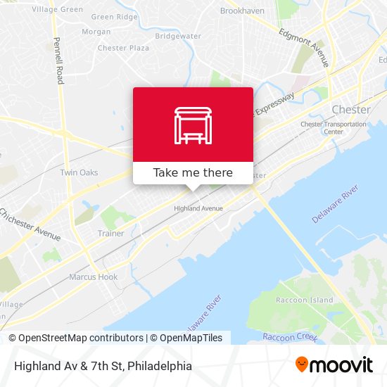 Mapa de Highland Av & 7th St