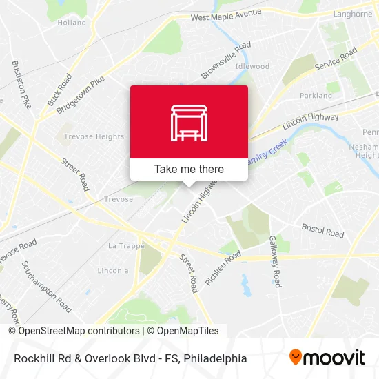 Rockhill Rd & Overlook Blvd - FS map