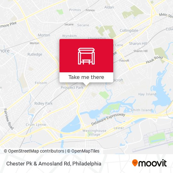 Mapa de Chester Pk & Amosland Rd