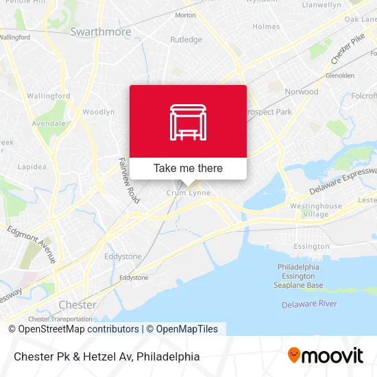 Chester Pk & Hetzel Av map