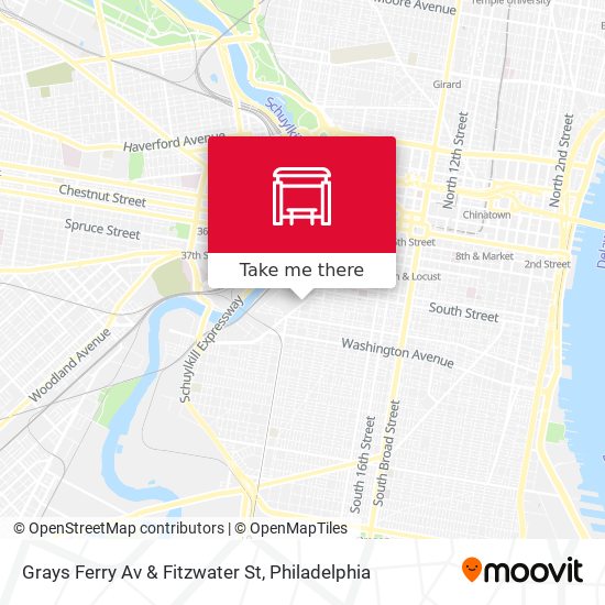 Grays Ferry Av & Fitzwater St map