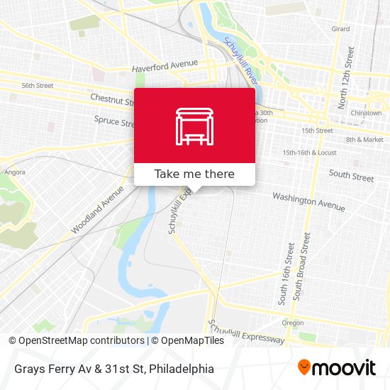 Grays Ferry Av & 31st St map