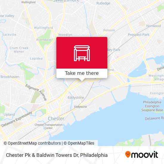 Mapa de Chester Pk & Baldwin Towers Dr