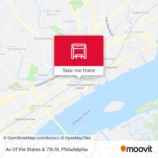 Av Of the States & 7th St map