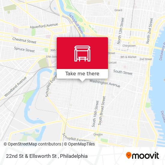 22nd St & Ellsworth St map