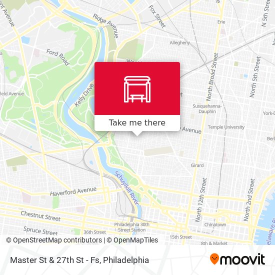 Master St & 27th St - Fs map